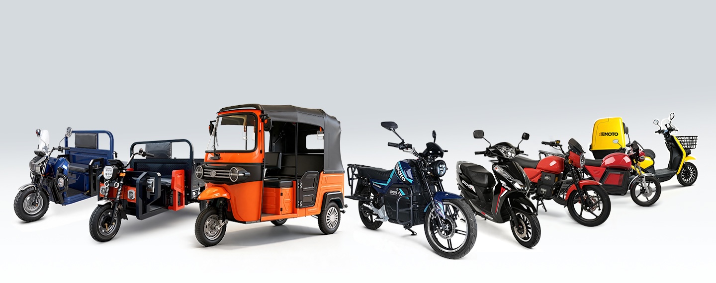 EMoto vehicles lineup